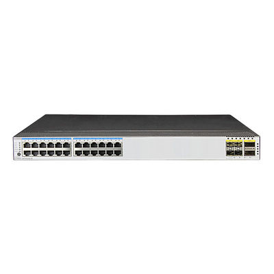 24-Port GE RJ45 4-Port 10G SFP 2-Port 40G QSFP Switch with VLAN Support and Fan Exhaust