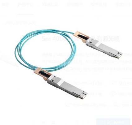 Mellanox Compatible QDD-400G-A10 Active Optical Cable For Speed Data Transmission