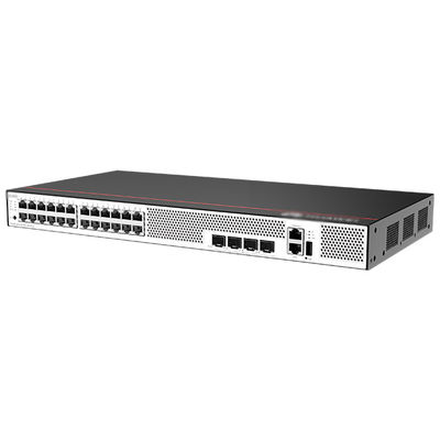 S5735-L24T4S-A1 24*10/100/1000BASE-T ports 4*GE SFP ports AC power IP Routing OSPFv3