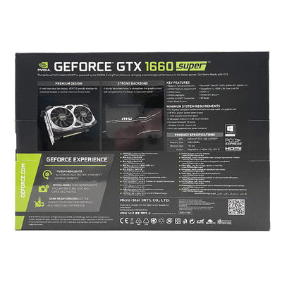 AMD Chipset MSI 1660 Super GPU Card 6GB Graphics Video Cards 192 Bit