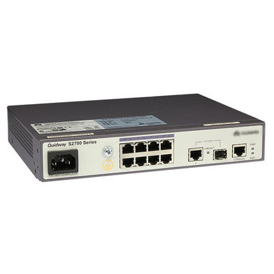 S2700-9TP-SI-AC 8 Port Ethernet 10/100 Network Switch with 32 Gbit/s Switching Capacity