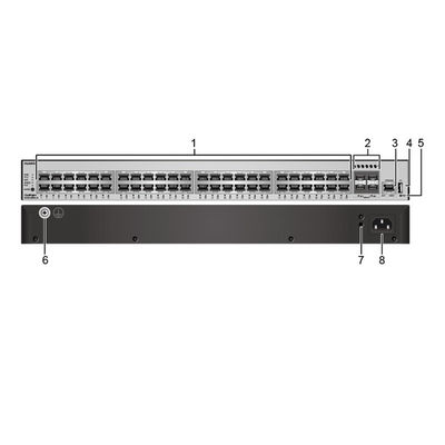 176Gbps/432Gbps POE Network Switch S5735-L48P4X-A1 With IP Routing